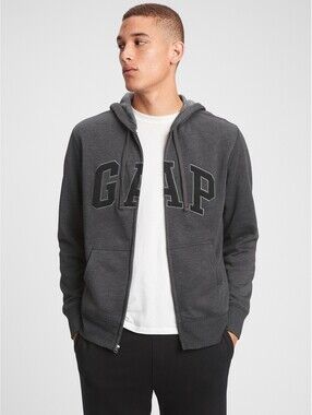 Gap Relaxed Hoodies & Sweatshirts Logo Zip Hoodie